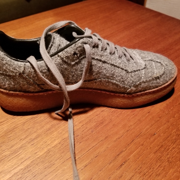 Alexander Wang felt grey sneakers - Picture 10 of 13